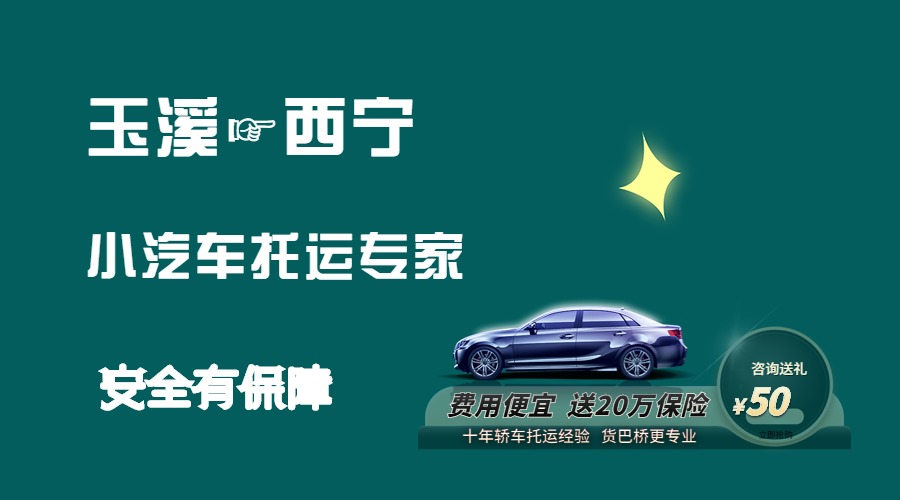 玉溪到西寧轎車托運