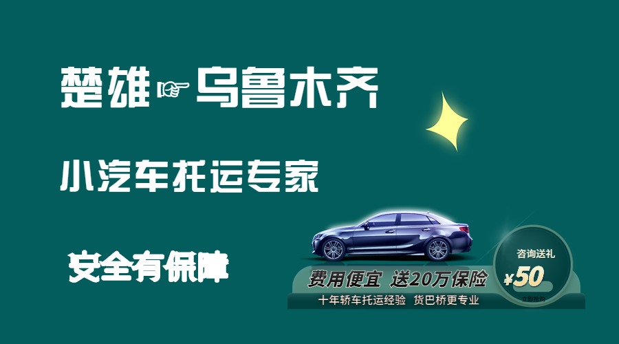 楚雄到烏魯木齊轎車托運(yùn)