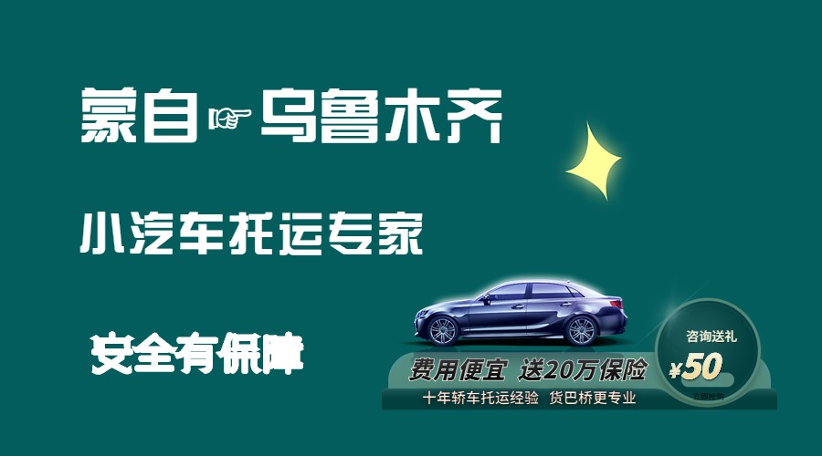 蒙自到烏魯木齊轎車托運