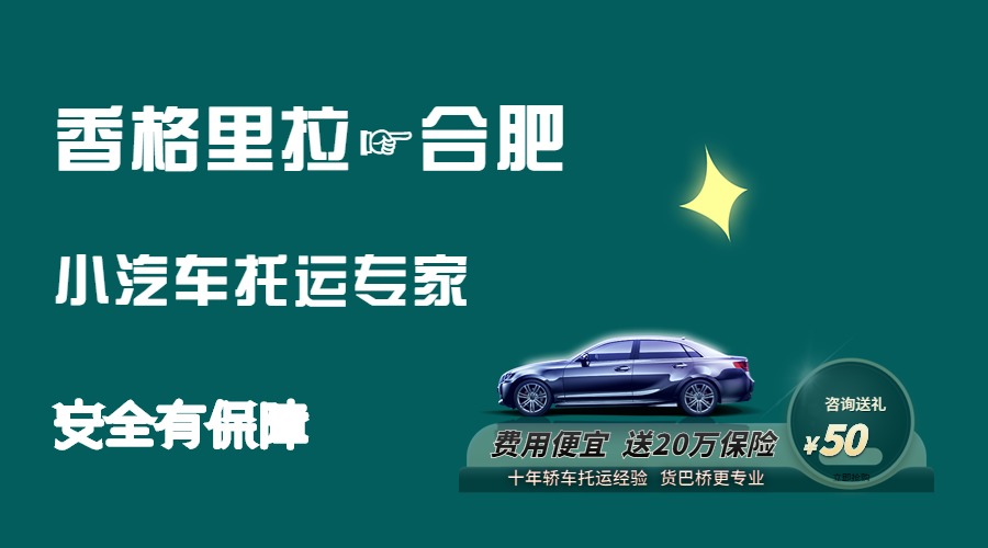 香格里拉到合肥轎車托運(yùn)