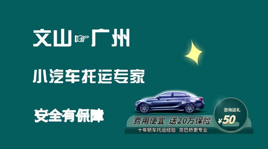文山到廣州轎車托運