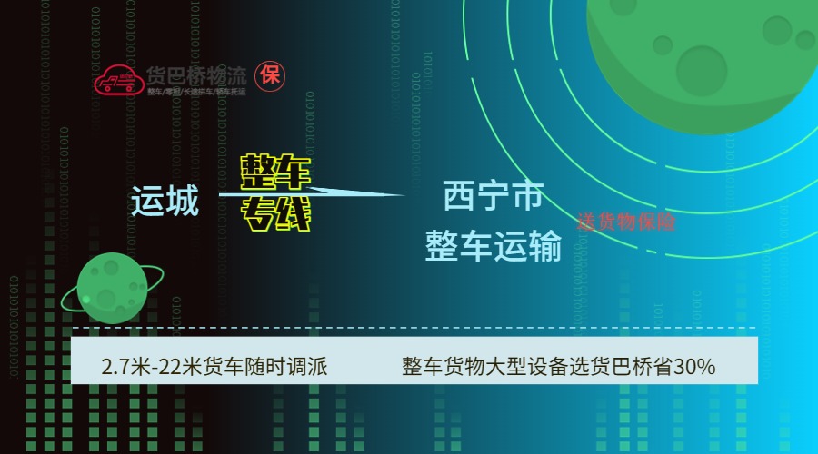 運城到西寧
