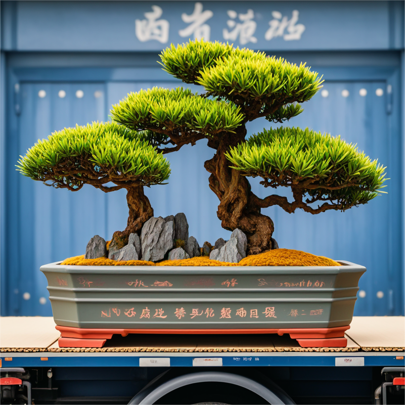 山石盆景運輸車輛